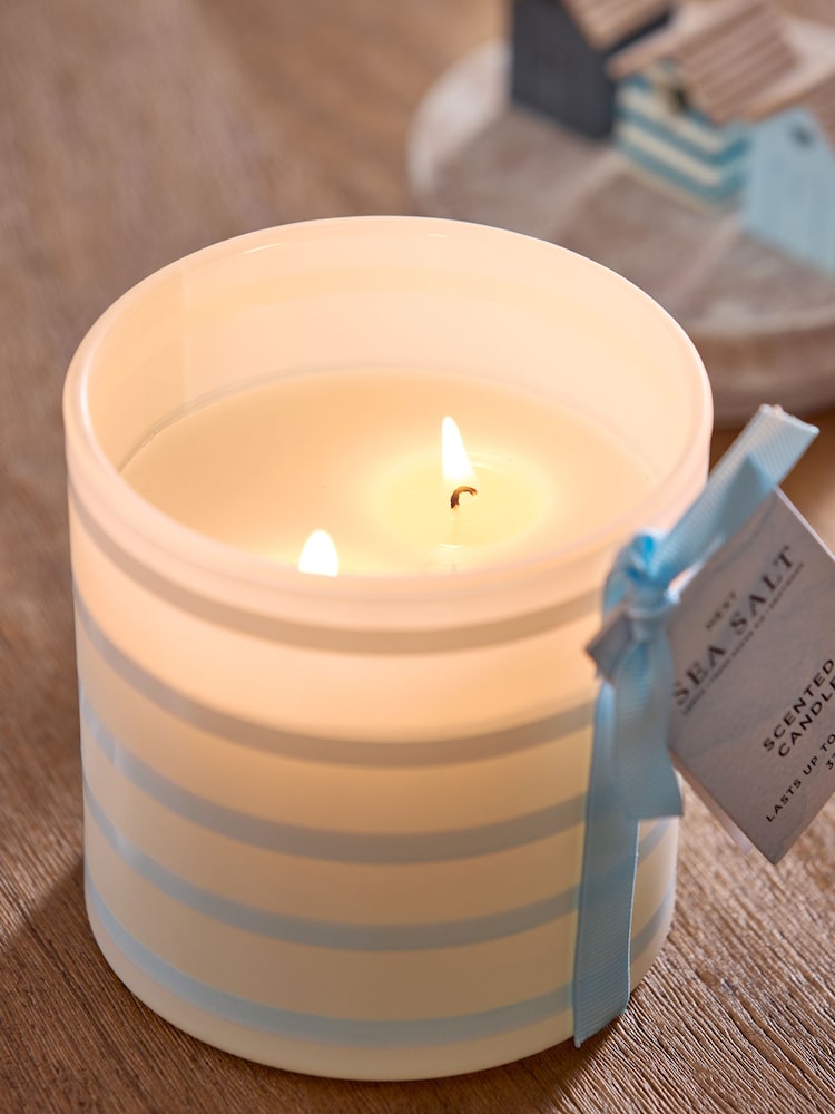 Sea Salt and Citrus Coastal 1 Wick Light Up Candle - Image 4 of 4