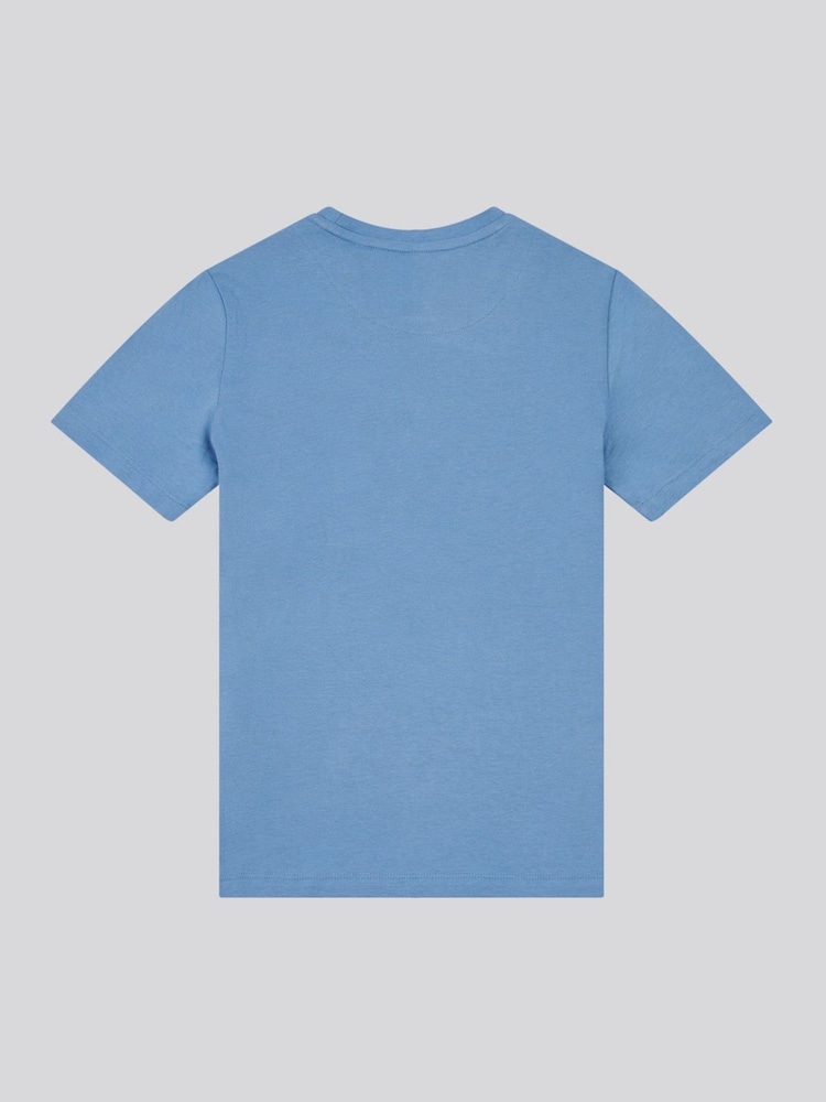 U.S. Polo Assn. Blue Boys 100% Cotton Circle Print T-Shirt - Image 2 of 3