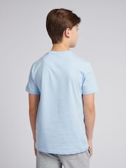 U.S. Polo Assn. dark Blue Boys 100% Cotton Circle Print T-Shirt - Image 4 of 8
