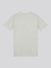 Серый - US Polo Assn. Футболка из 100% хлопка для мальчиков с принтом арочного принта - Изображение 6 из 7