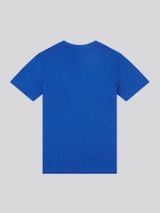 U.S. Polo Assn. Light Blue Boys 100% Cotton Circle Print T-Shirt - Image 2 of 3