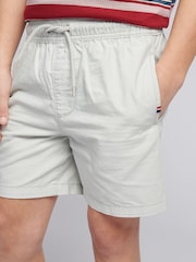U.S. Polo Assn. Grey Boys Cotton Linen Deck Shorts - Image 5 of 9