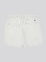 U.S. Polo Assn. Grey Boys Cotton Linen Deck Shorts - Image 7 of 9