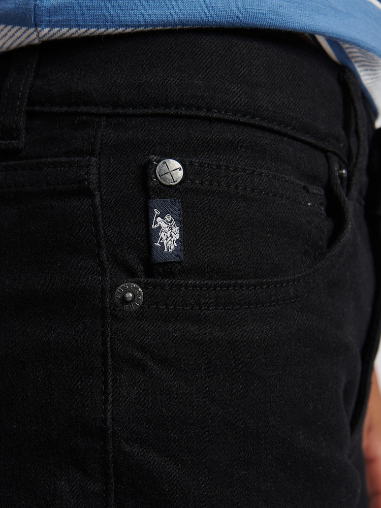U.S. Polo Assn. Black Boys Classic Fit Jeans - Image 2 of 11
