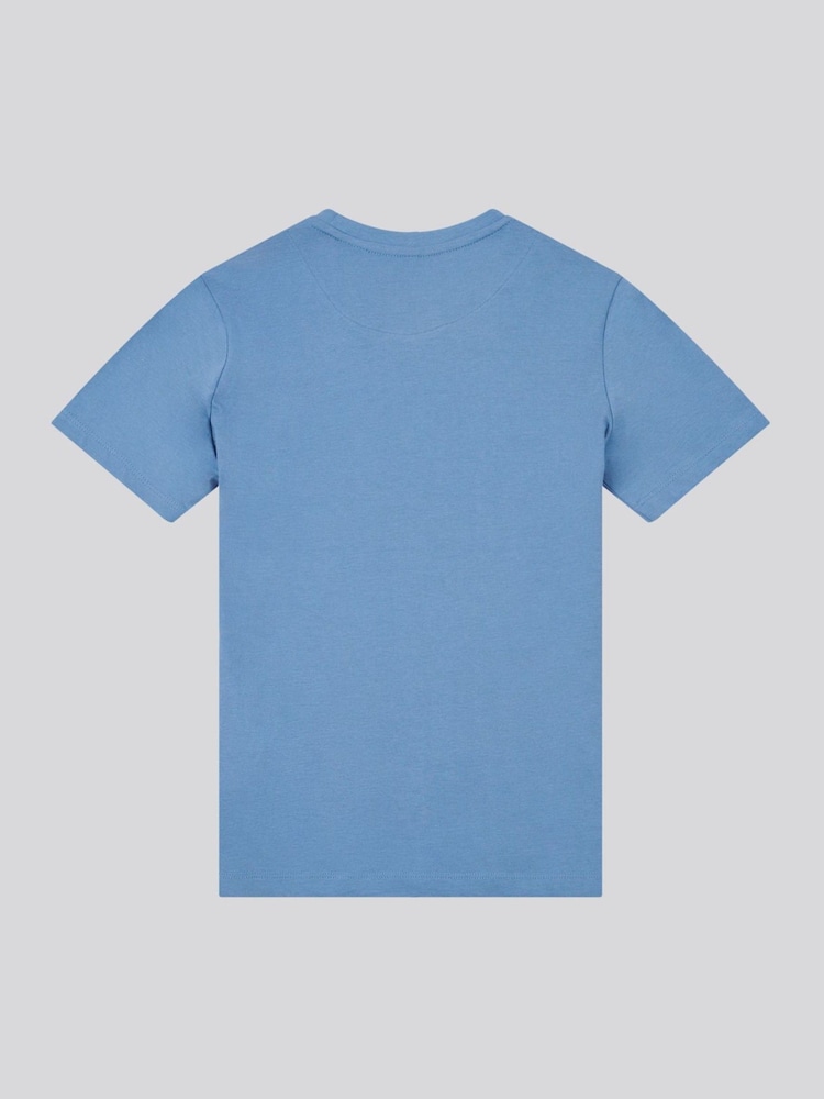 U.S. Polo Assn. Navy Blue Boys Graphic Print 100% Cotton T-Shirt - Image 6 of 7