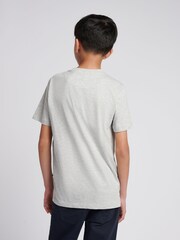 U.S. Polo Assn. Grey Boys 100% Cotton Circle Print T-Shirt - Image 4 of 8