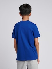 U.S. Polo Assn. Lightc Blue Boys Graphic Print 100% Cotton T-Shirt - Image 4 of 7