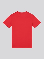 U.S. Polo Assn. Red Boys 100% Cotton Circle Print T-Shirt - Image 6 of 7
