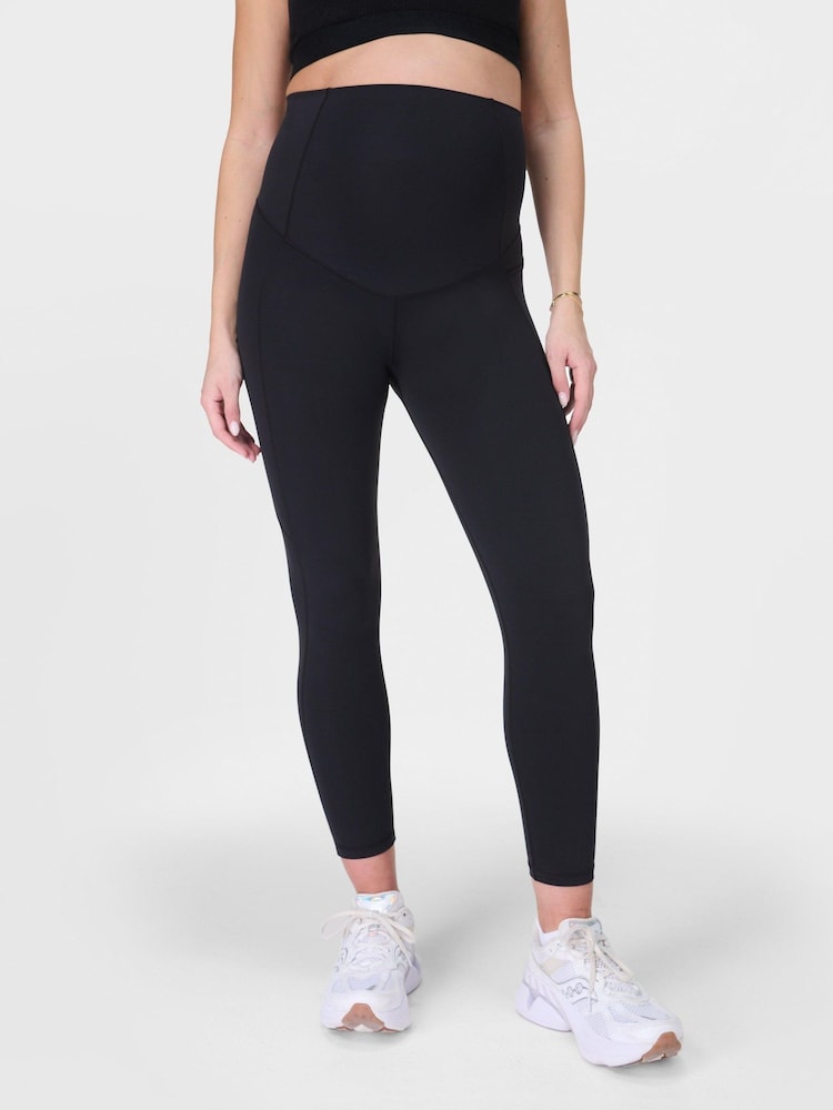 Sweaty Betty Black 7/8 Length All Day 7/8 Maternity Leggings - Image 1 of 1
