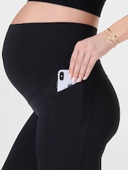 Sweaty Betty Black 7/8 Length All Day 7/8 Maternity Leggings - Image 7 of 8