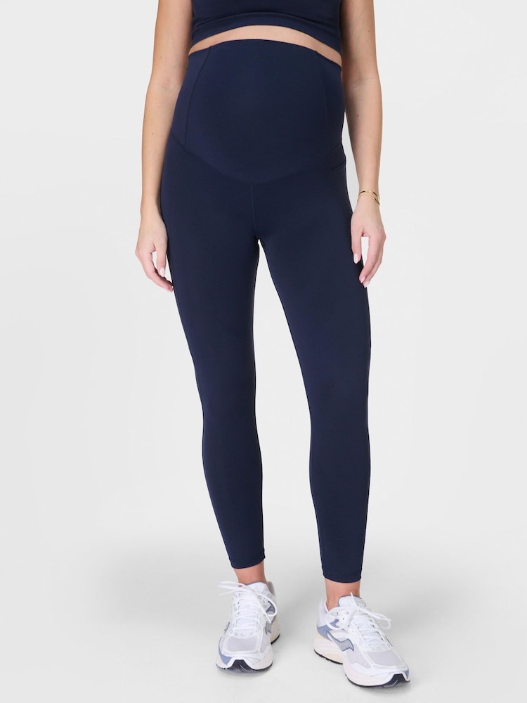 Blauw - Sweaty Betty All Day 7/8 Maternity Leggings - Image 1 of 1