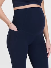 Sweaty Betty Blue 7/8 Length All Day 7/8 Maternity Leggings - Image 4 of 7