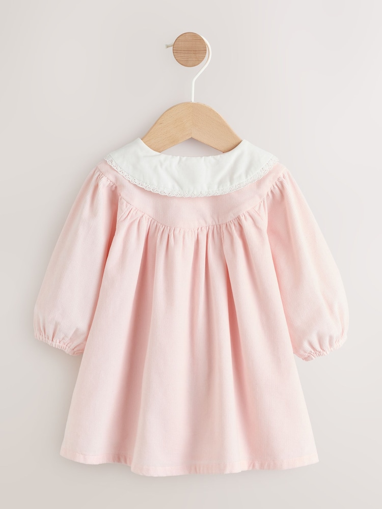الفأر الجنيّة باللون الوردي - Baby Woven Collar Dress with Tights (0mths-2yrs) - صورة 2 من 9 الفأر الجنيّة باللون الوردي - Baby Woven Collar Dress with Tights (0mths-2yrs) - صورة 2 من 9