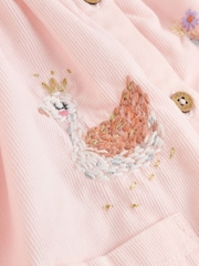 Pink Fairy Mouse Baby Woven Collar Dress with Tights (0mths-2yrs) - Image 6 of 9