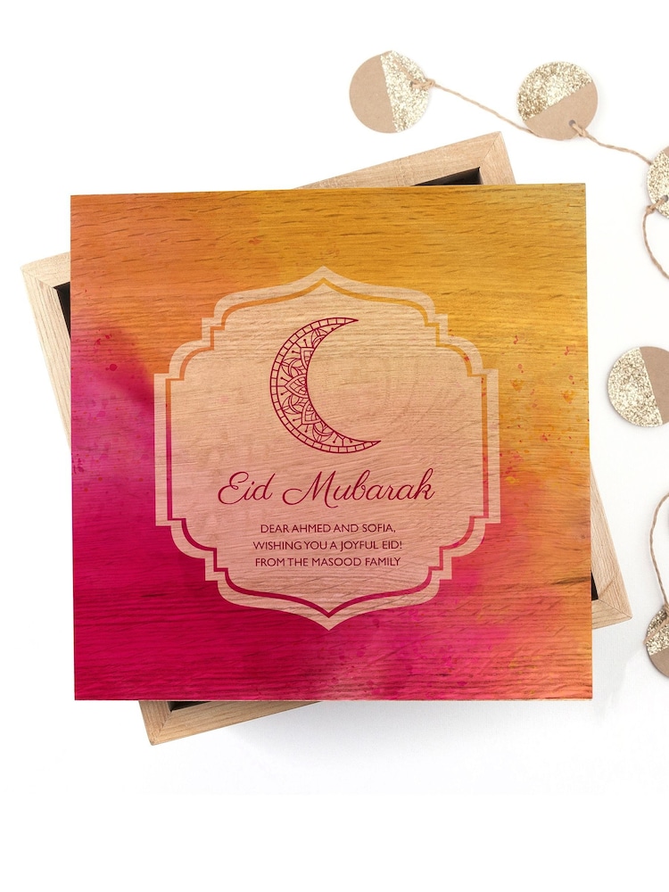 Personalised Eid Mubarak Keepsake Box by Treat Republic - Image 4 of 4