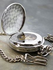 Personalised Eid Mubarak Dual Pocket Watch by Treat Republic - Image 2 of 4