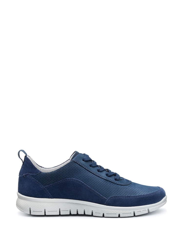 Hotter Blue Wide Fit Gravity II Lace-Up Trainers - Image 1 of 4