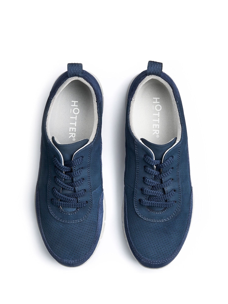 Hotter Blue Wide Fit Gravity II Lace-Up Trainers - Image 4 of 4