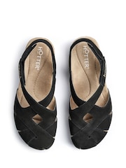 Hotter Black Regular Fit Catskill II Touch-Fastening Sandals - Image 4 of 4