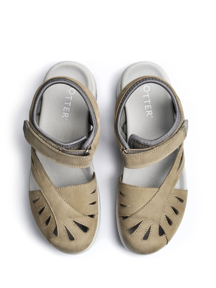 Hotter Green Wide Fit Quest Touch-Fastening Sandals - Image 4 of 4