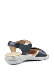 Hotter Blue Wide Fit Leah II Touch-Fastening Sandals - Image 2 of 4