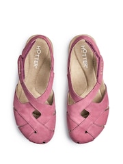 Hotter Red Wide Fit Catskill II Touch-Fastening Sandals - Image 4 of 4