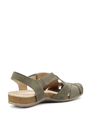 Hotter Green Wide Fit Catskill II Touch-Fastening Sandals - Image 3 of 4