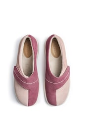 Hotter Pink Regular Fit Wrap Touch Fastening Slippers - Image 4 of 4