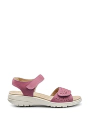 Hotter Pink Wide Fit Leah II Touch-Fastening Sandals - Image 1 of 4