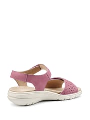 Hotter Pink Wide Fit Leah II Touch-Fastening Sandals - Image 3 of 4