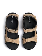 Hotter Natural Regular Fit Lorenzo Touch-Fastening Sandals - Image 4 of 4