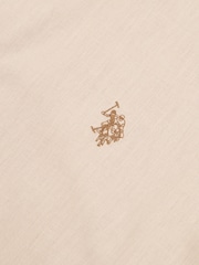 U.S. Polo Assn. Natural Mens Linen Blend Short Sleeve Shirt - Image 3 of 3