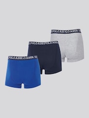 U.S. Polo Assn. Mens 3 Pack Multi Boxer Shorts - Imagen 2 de 3