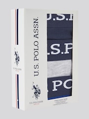U.S. Polo Assn. Mens 3 Pack Multi Boxer Shorts - Imagen 3 de 3