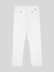 U.S. Polo Assn. White Mens Classic Chinos Trousers - Image 7 of 9