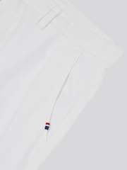 U.S. Polo Assn White Mens Linen Blend Chino Trousers - Image 8 of 9