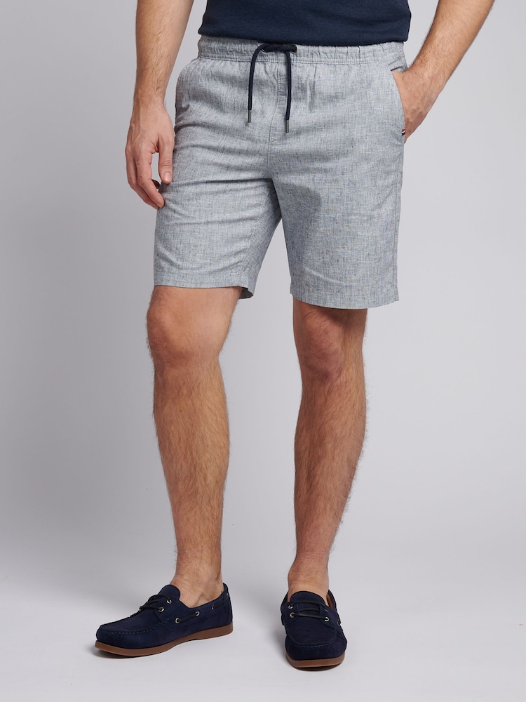 U.S. Polo Assn. Blue Mens Blend Drawstring Shorts - Image 1 of 5