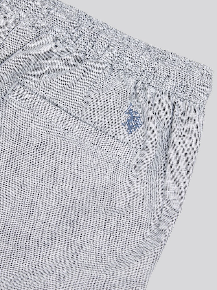 U.S. Polo Assn. Blue Mens Blend Drawstring Shorts - Image 5 of 5