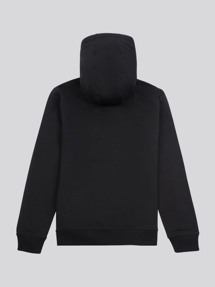 U.S. Polo Assn. Black Mens Double Horsemen Loopback Zip Hoodie - Image 2 of 4
