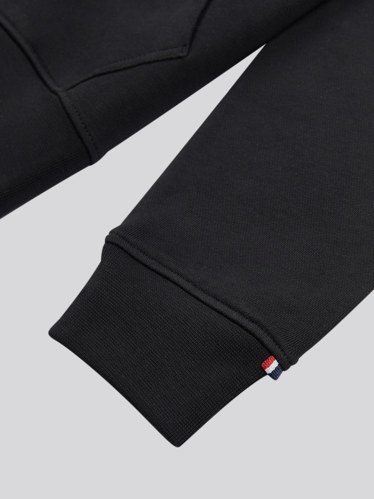 U.S. Polo Assn. Black Mens Double Horsemen Loopback Zip Hoodie - Image 4 of 4