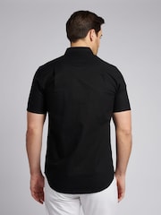 U.S. Polo Assn. Black Mens 100% Cotton Short Sleeve Oxford Shirt - Image 3 of 7