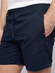 U.S. Polo Assn. Blue Mens Linen Blend Deck Shorts - Image 4 of 9