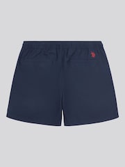 U.S. Polo Assn. Blue Mens Linen Blend Deck Shorts - Image 7 of 9