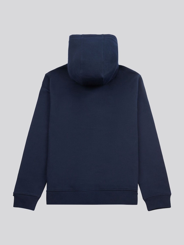 U.S. Polo Assn. Blue Mens Double Horsemen Loopback Zip Hoodie - Image 2 of 4