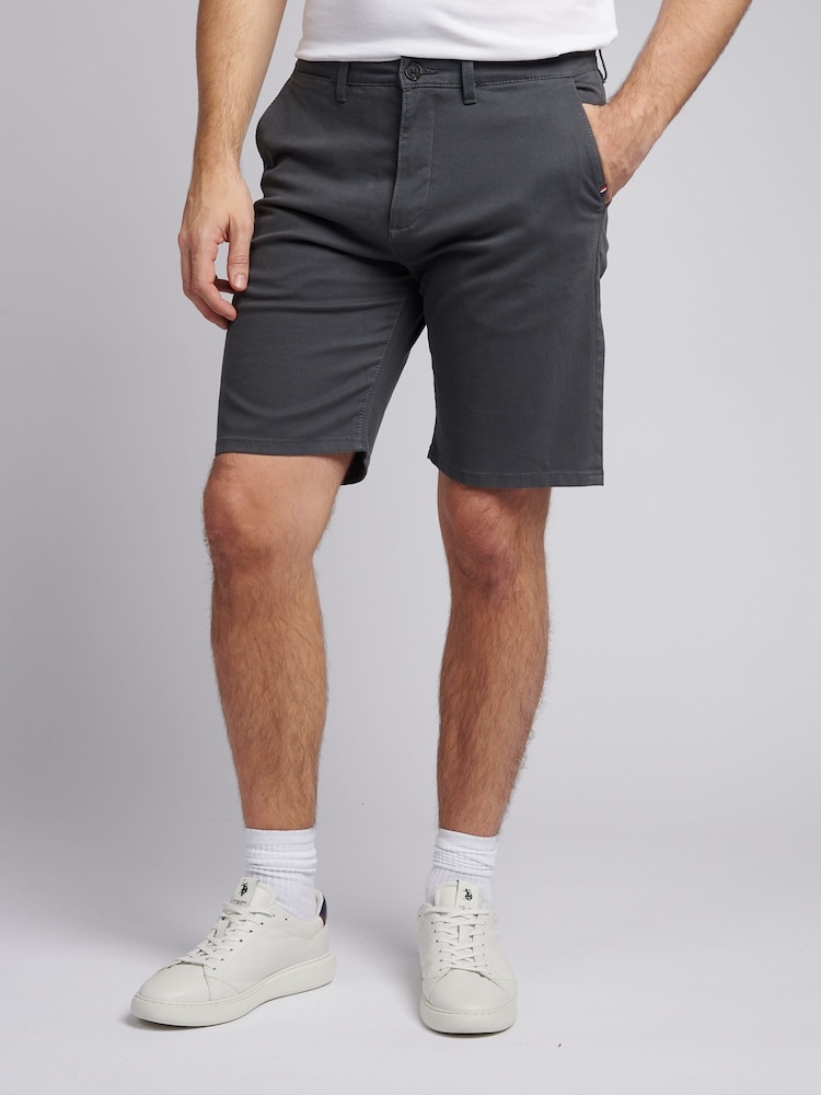 U.S. Polo Assn. Grey Mens Classic Chinos Shorts - Image 1 of 1