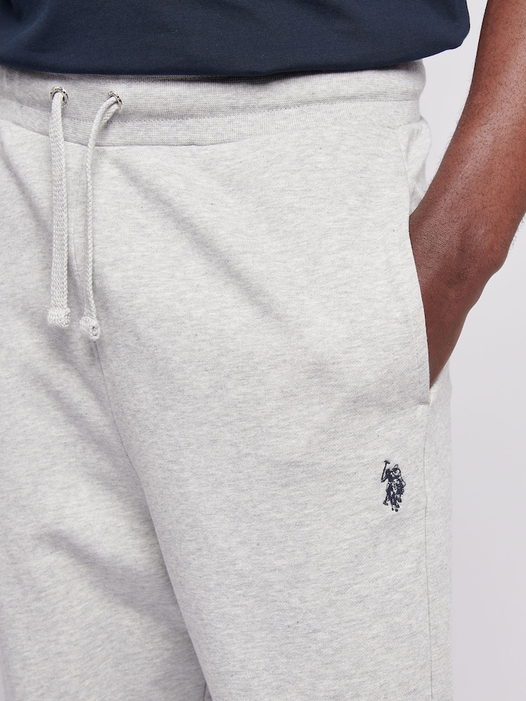 U.S. Polo Assn. Grey Mens Double Horsemen Loopback Joggers - Image 2 of 9