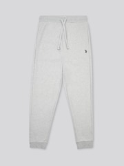 U.S. Polo Assn. Grey Mens Double Horsemen Loopback Joggers - Image 6 of 9