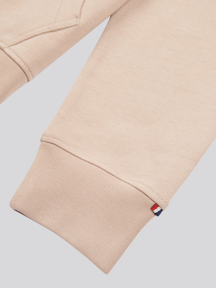 U.S. Polo Assn. Natural Mens Double Horsemen Loopback Hoodie - Image 4 of 4