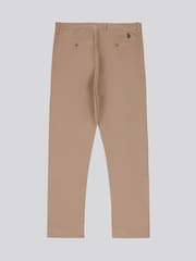 U.S. Polo Assn. Light Natural Mens Classic Chinos Trousers - Image 7 of 9