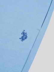 U.S. Polo Assn. Light Blue Mens Double Horsemen Loopback Joggers - Image 3 of 4